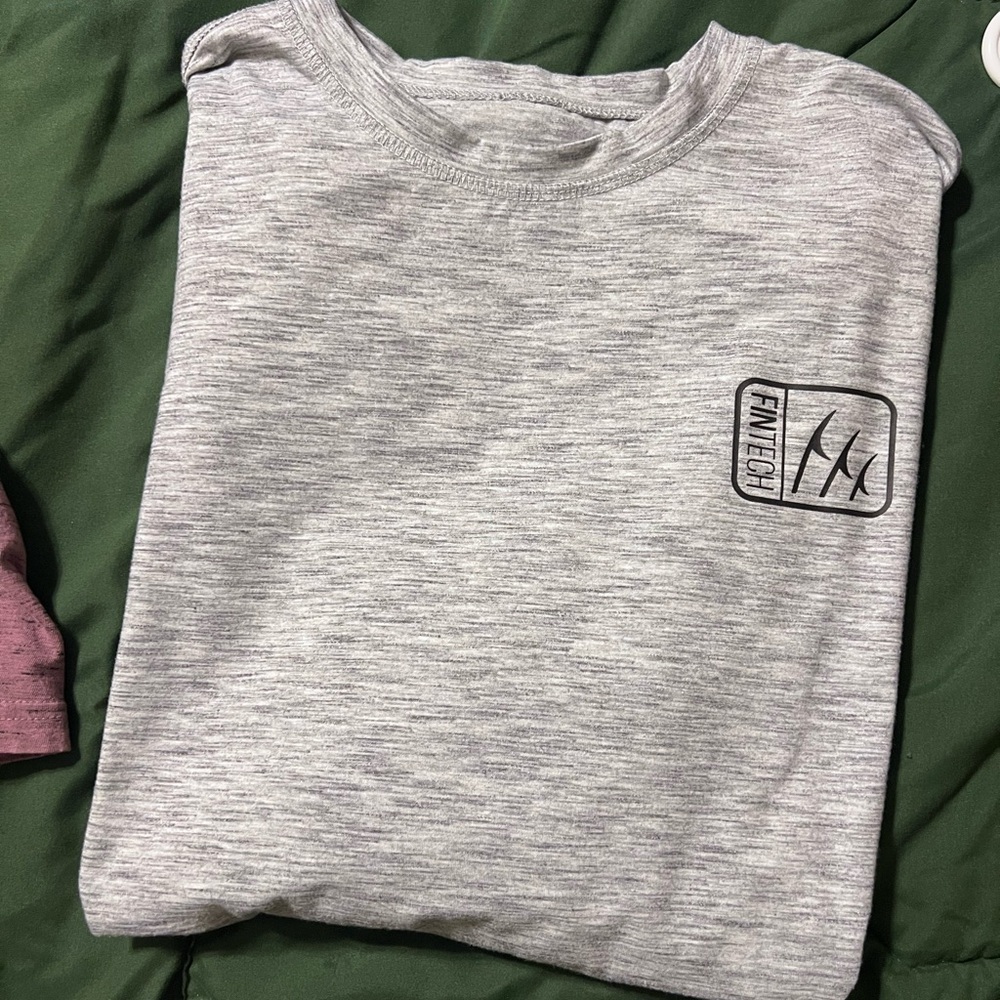 Gray Long Sleeve Tee